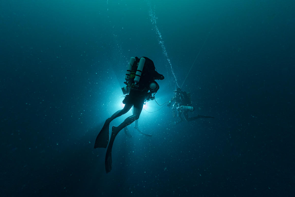 First deep divers in the Amazon Reef