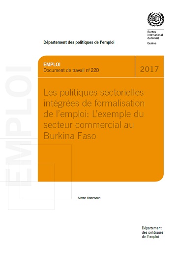 L’exemple du secteur commercial au Burkina Faso