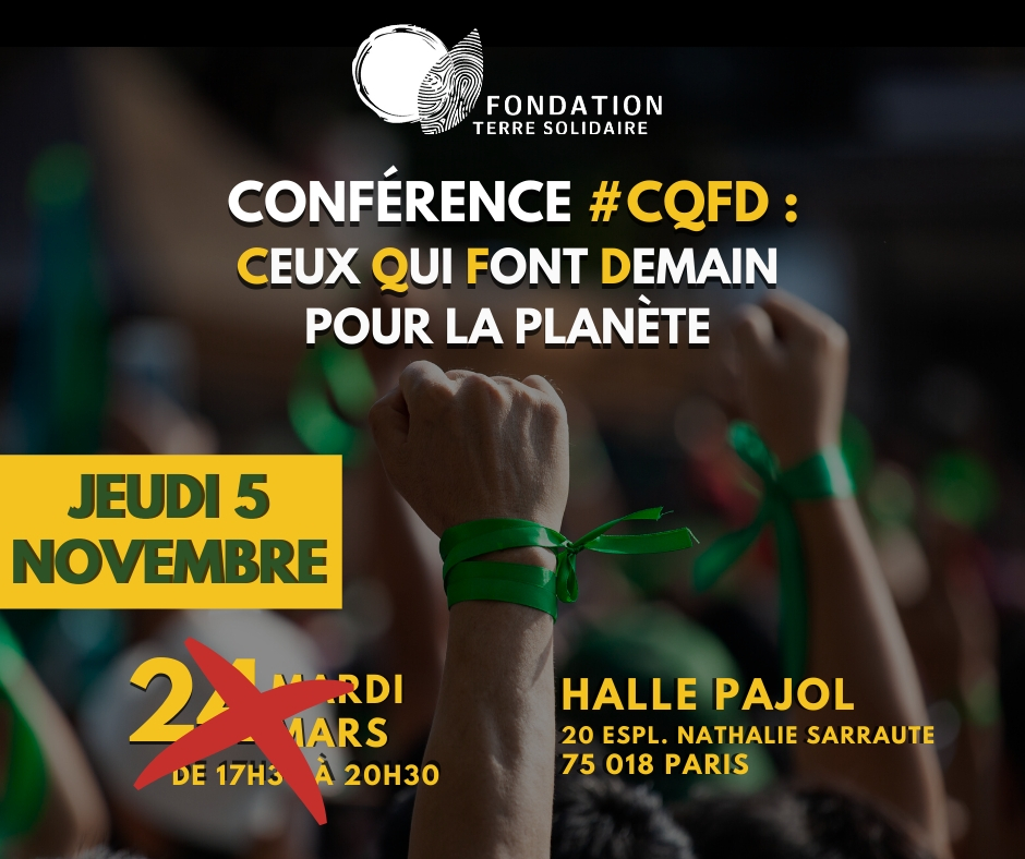 #CQFD pour la planète nouvelle date - jeudi 5 novembre 2020