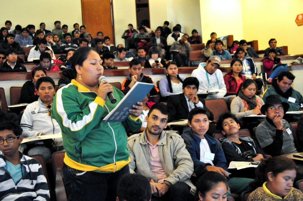 Contribuer au rôle actif des jeunes en Bolivie