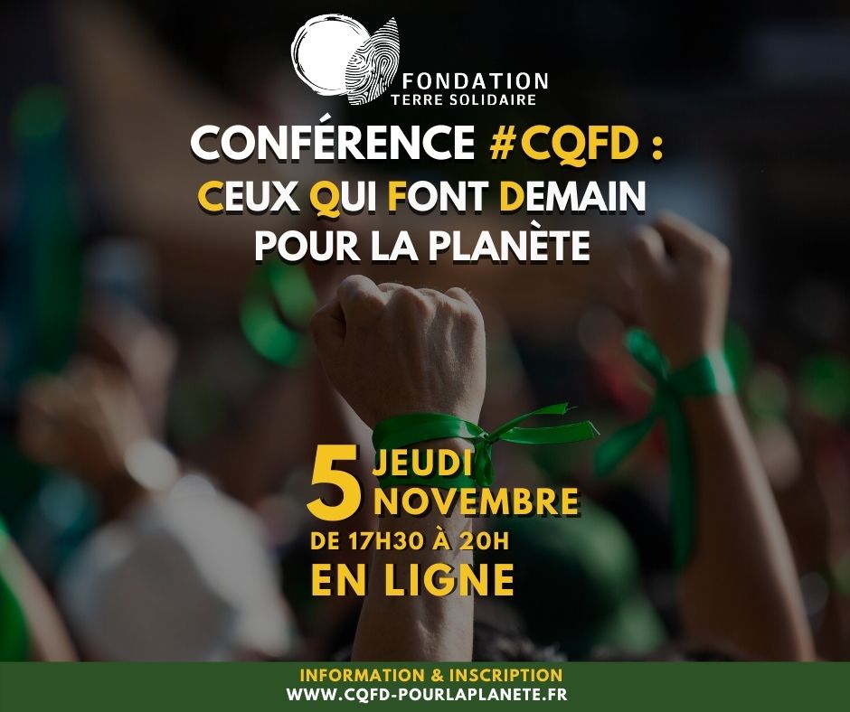 #CQFD pour la planète, conférence en ligne - jeudi 5 novembre 2020