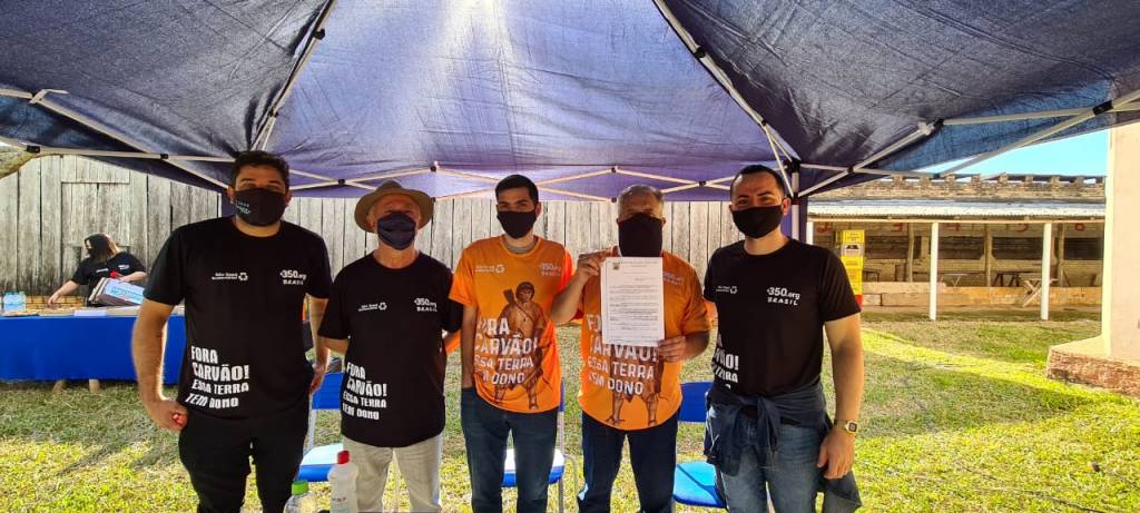 350.org – Out of here coal! This land already has an owner!