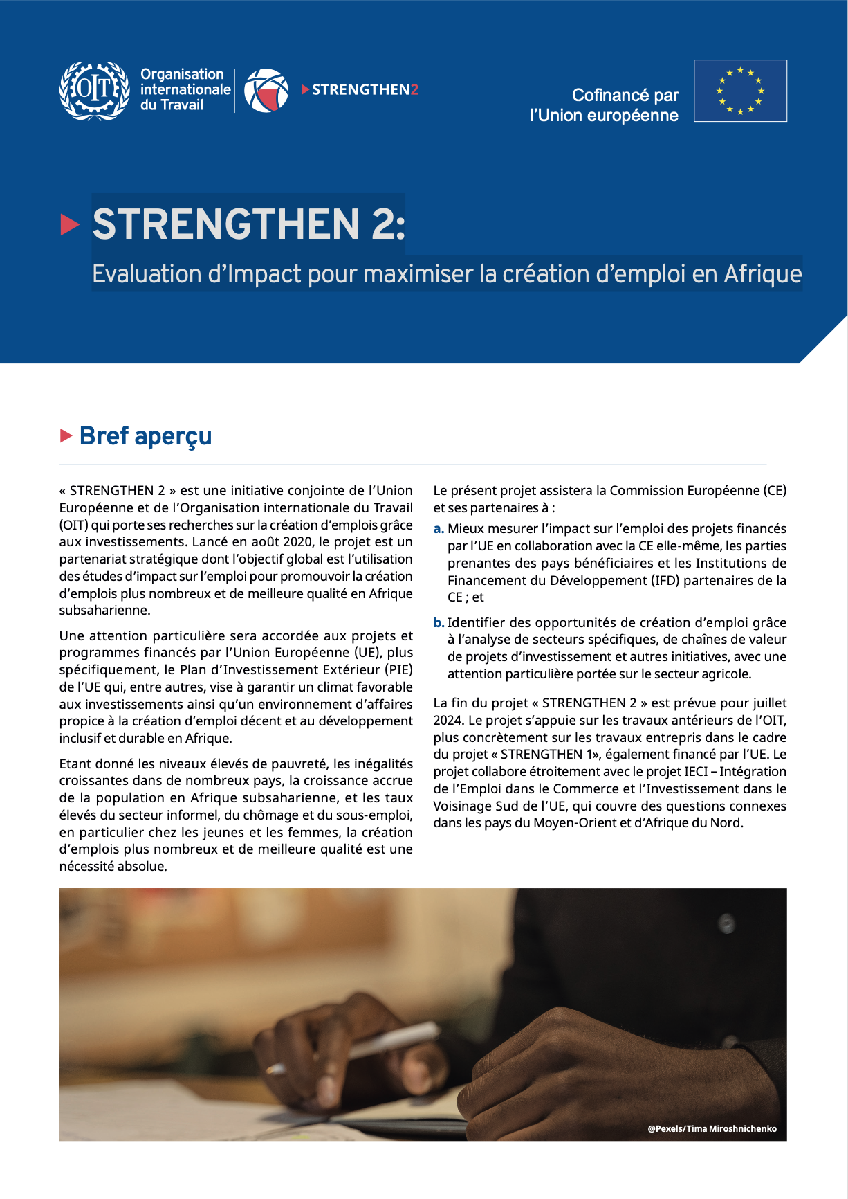 STRENGTHEN 2: Evaluation d’Impact pour maximiser la création d’emploi en Afrique