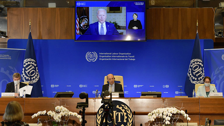 Un accord global sur la reconstruction post-COVID19 conclu à la Conférence internationale du Travail