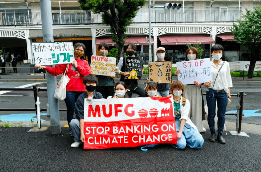350.org – With pressure from above and momentum from below, activists strategically corner MUFG — Asia’s dirtiest bank