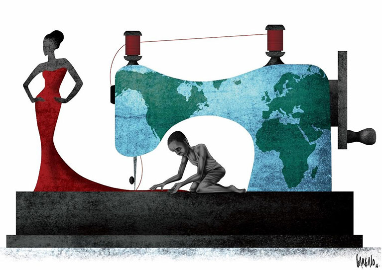 Des dessinateurs du monde entier expriment leur vision du travail forcé