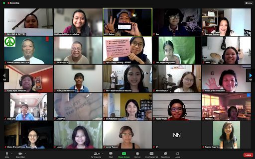 Closing zoom conference with ASL participants