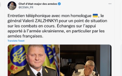 L'armée française appuye officiellement l'armée ukrainienne, bandéristes inclus