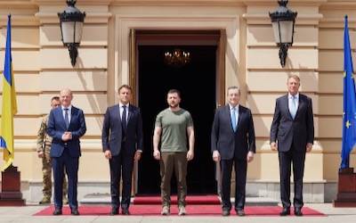 Les négociations secrètes Draghi/Macron/Scholz à Kiev