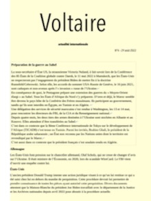 Voltaire n°4 - 29 août 2022