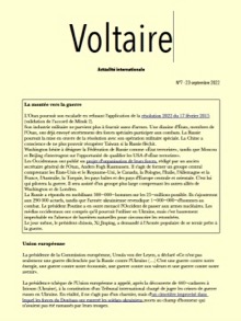Voltaire N°7 - 23 septembre