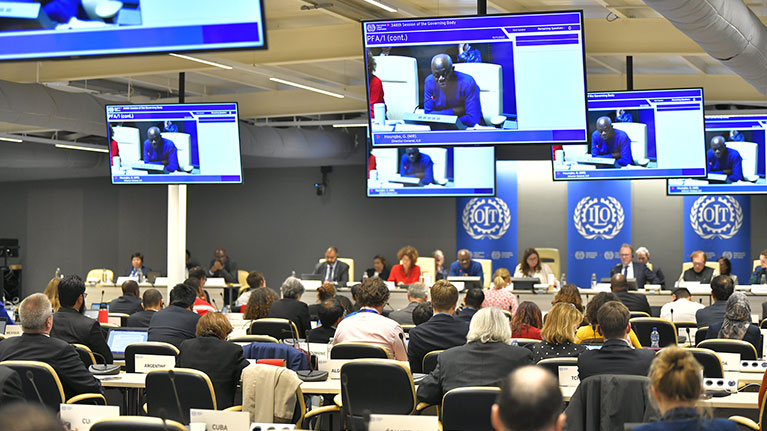 Le Conseil d'administration de l'OIT conclut sa 346e session