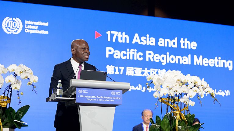 La 17e réunion régionale de l'OIT pour l'Asie et le Pacifique s'ouvre sur un appel à redoubler d'efforts pour assurer une croissance inclusive