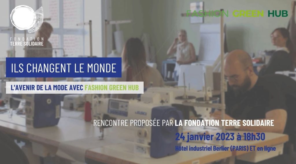 Conférence "Ils changent le monde" - Fashion Green Hub