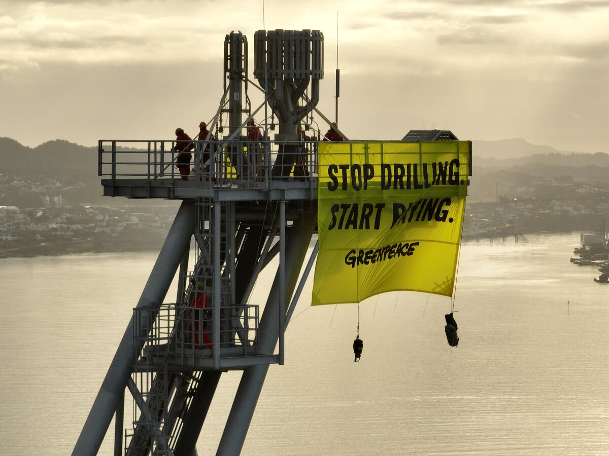 After 13 days and nearly 4,000km – Greenpeace occupation of Shell oil platform ends with no arrests