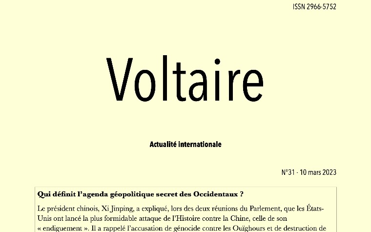 Voltaire, actualité internationale, n°31