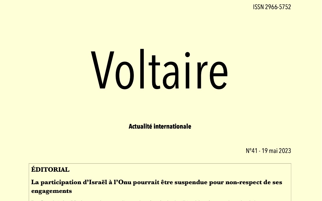 Voltaire, actualité internationale n°41