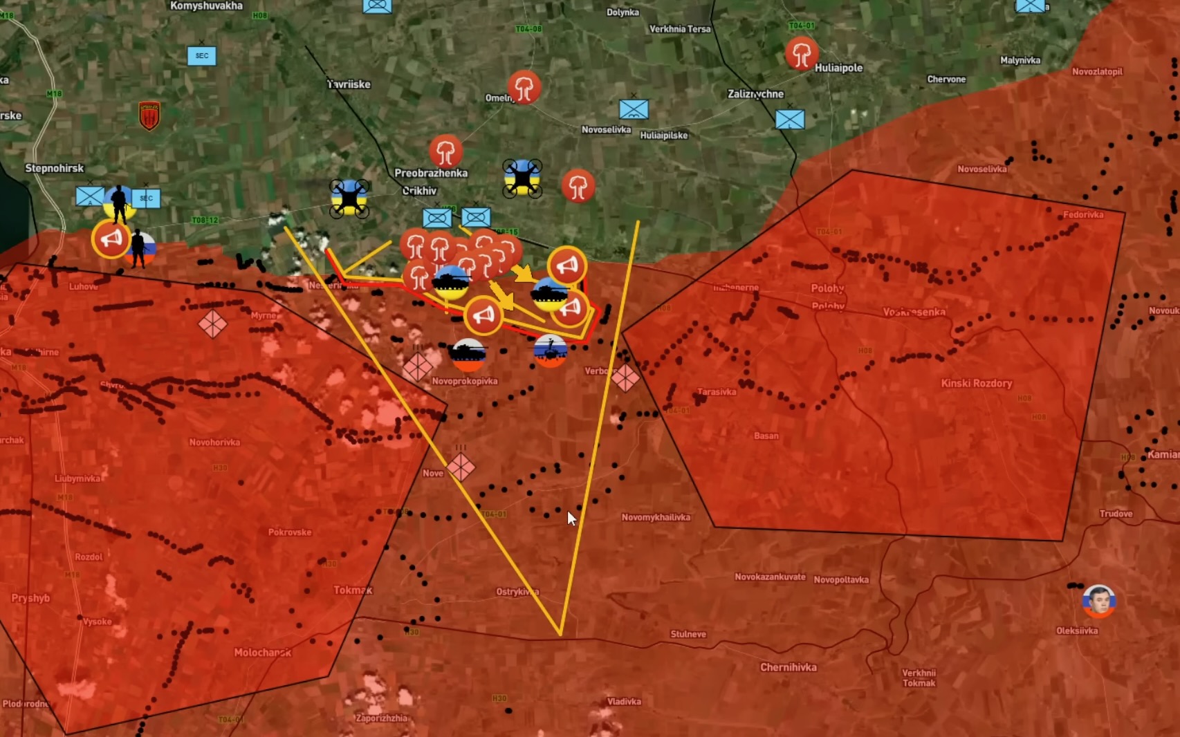 L'armée ukrainienne en déroute