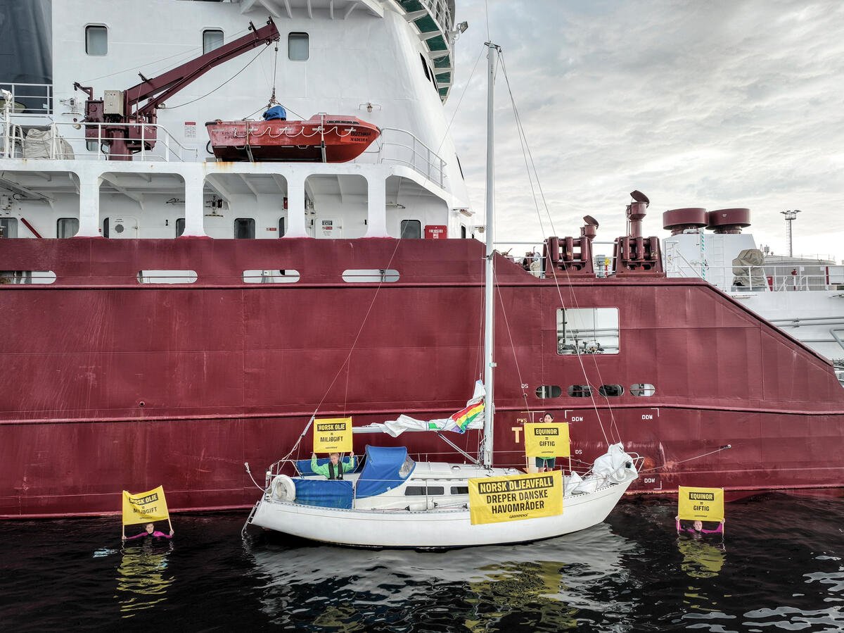 Greenpeace is blocking Equinor’s illegal toxic waste export