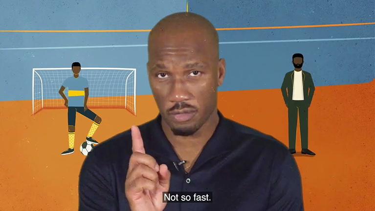 Drogba met en garde contre les rêves des footballeurs africains qui se transforment en cauchemars
