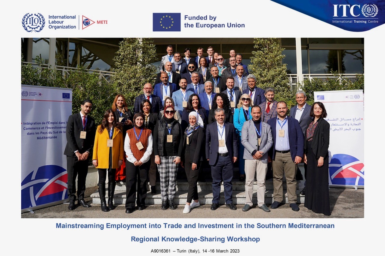 Premier Atelier régional de partage des connaissances sur l'impact des politiques de commerce et d'investissement sur l'emploi productif et décent dans les pays du sud de la Méditerranée