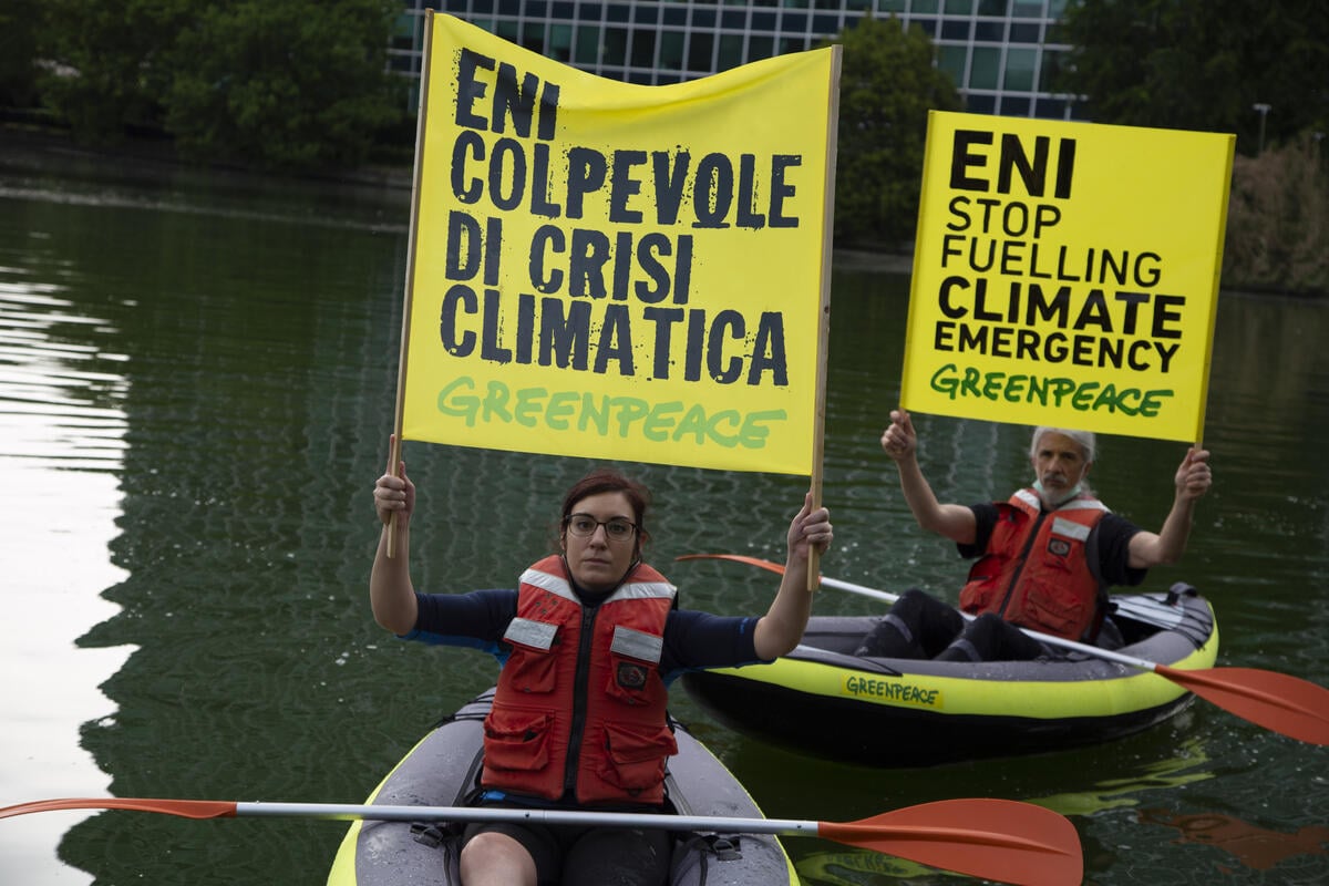 Greenpeace Italy and ReCommon hit with ‘SLAPP’ lawsuit by fossil fuel company ENI