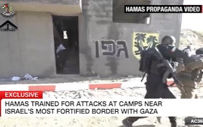 Le Hamas s'entraînait depuis un an et demi sous les yeux des Israéliens