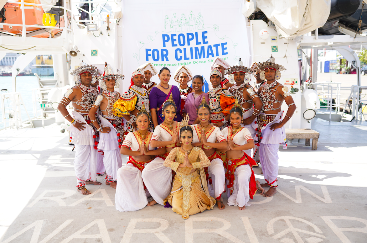 Greenpeace marks launch of South Asia office in Sri Lanka with Rainbow Warrior ship tour