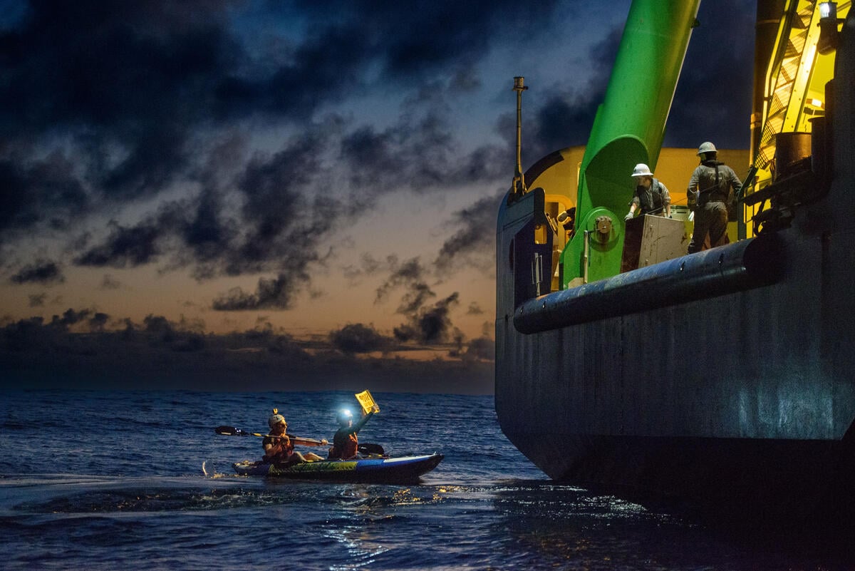 Deep sea mining frontrunner fails again to get immunity against Greenpeace peaceful protest